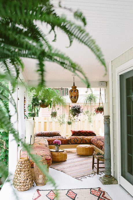 Taking Moroccan rugs outside: Dare or scare?